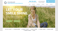 Desktop Screenshot of chandlermoderndentistry.com
